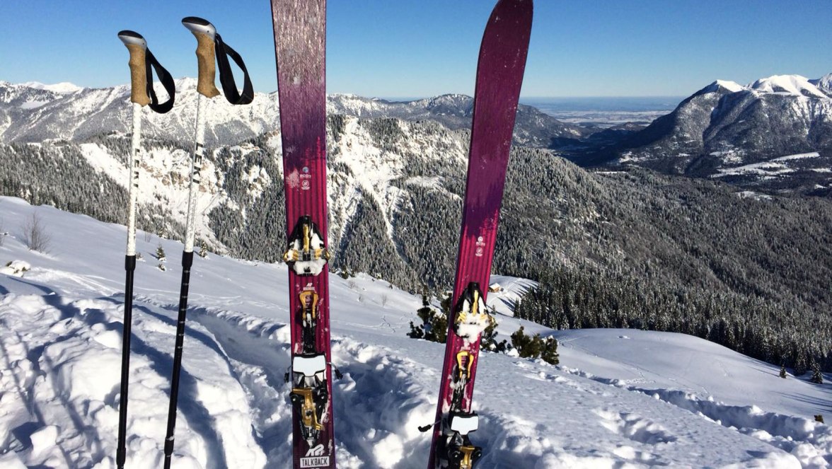 Pair of touring-skis, © Tourist-Information Grainau - V. Stroh