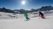 Skifahrer Zugspitze, © Tourist Information Grainau –W.Ehn