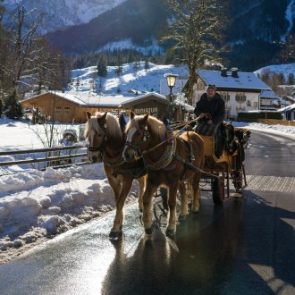 Pferdekutschfahrt im Winter, © Tourist Information Grainau - Wolfgang Ehn