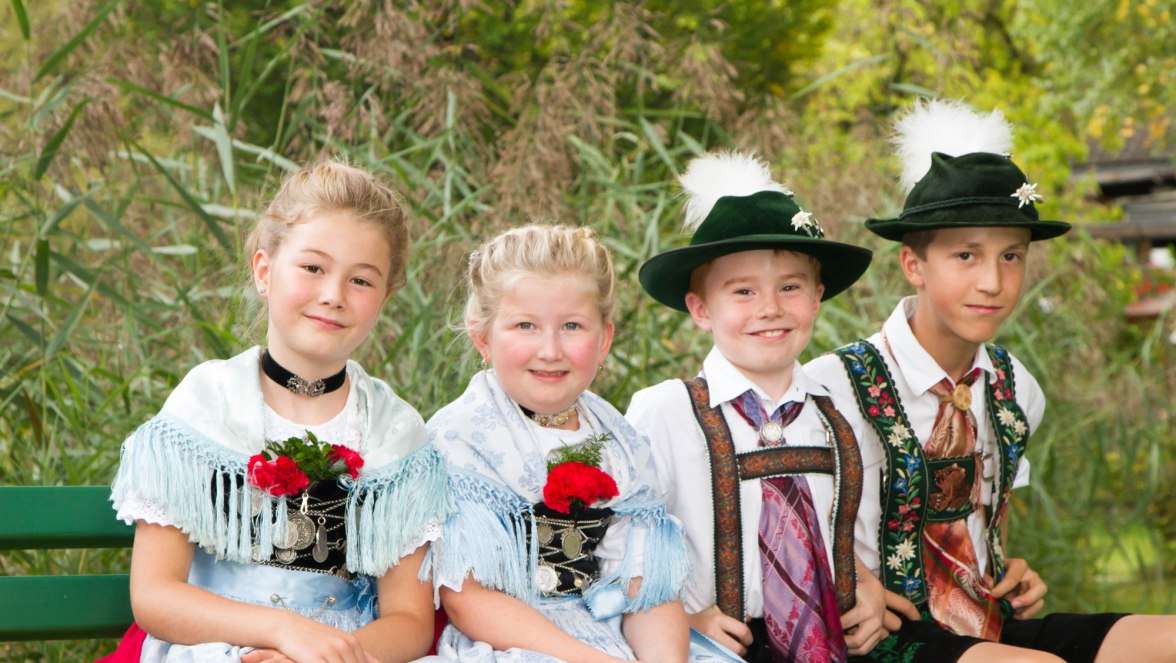 Grainau, Brauchtum, Tradition, Heimatabend, Parkfest, Kinder, © Tourist-Information Grainau