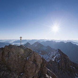 Zugspitze Peak sun, © Bayerische Zugspitzbahn Bergbahn AG, Matthias Fend