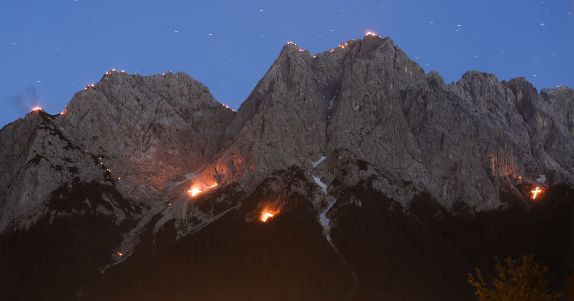 Johanni bonfires, © Touristinformation Grainau