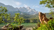 Eibsee mit Blick auf das Zugspitzmassiv, © Zugspitzdorf Grainau - A. Brey