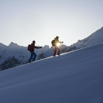 Skitouren im Zugspitzdorf Grainau, © Zugspitzregion - Foto Ehn