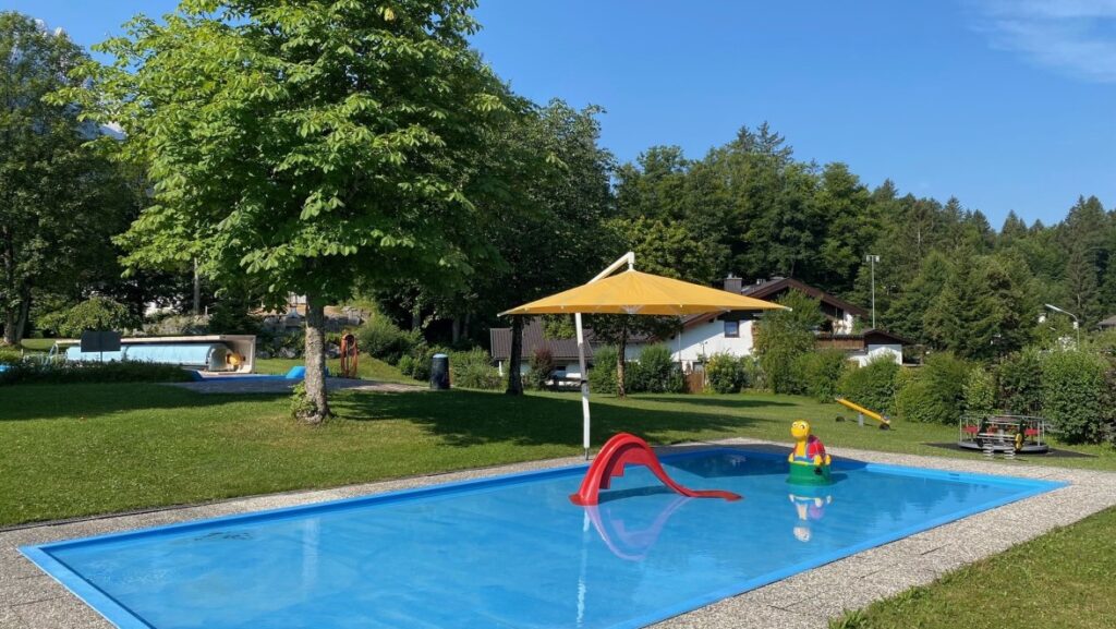 Babybeckenb im Freibad des zugspitzbades Grainau