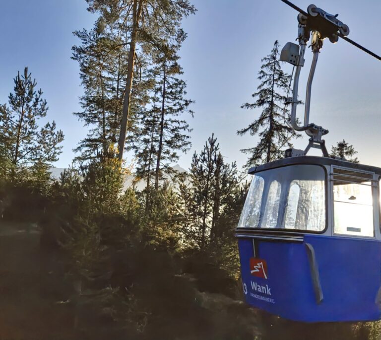Gondel der Wankbahn