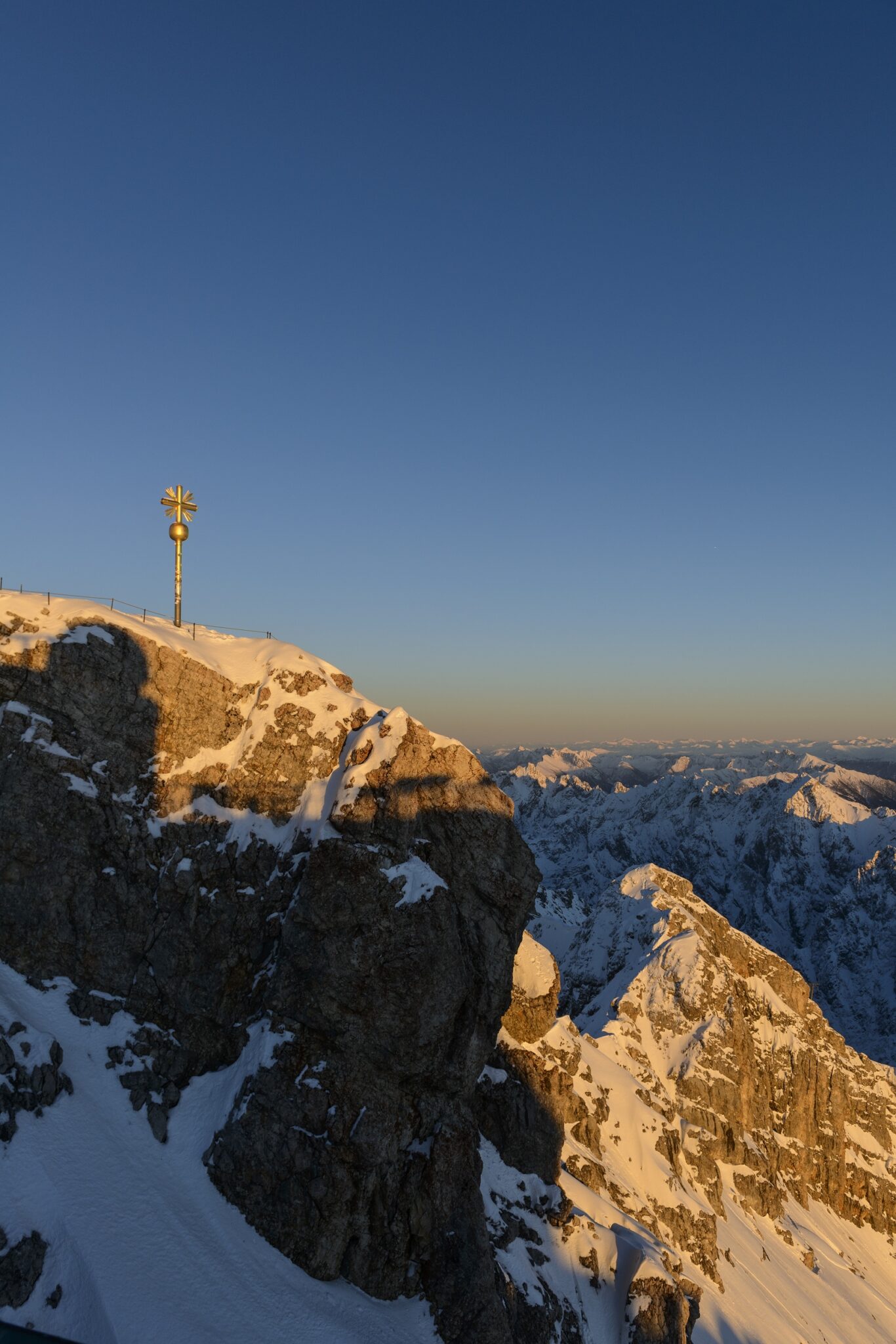 Zugspitzkreuz im Winter
