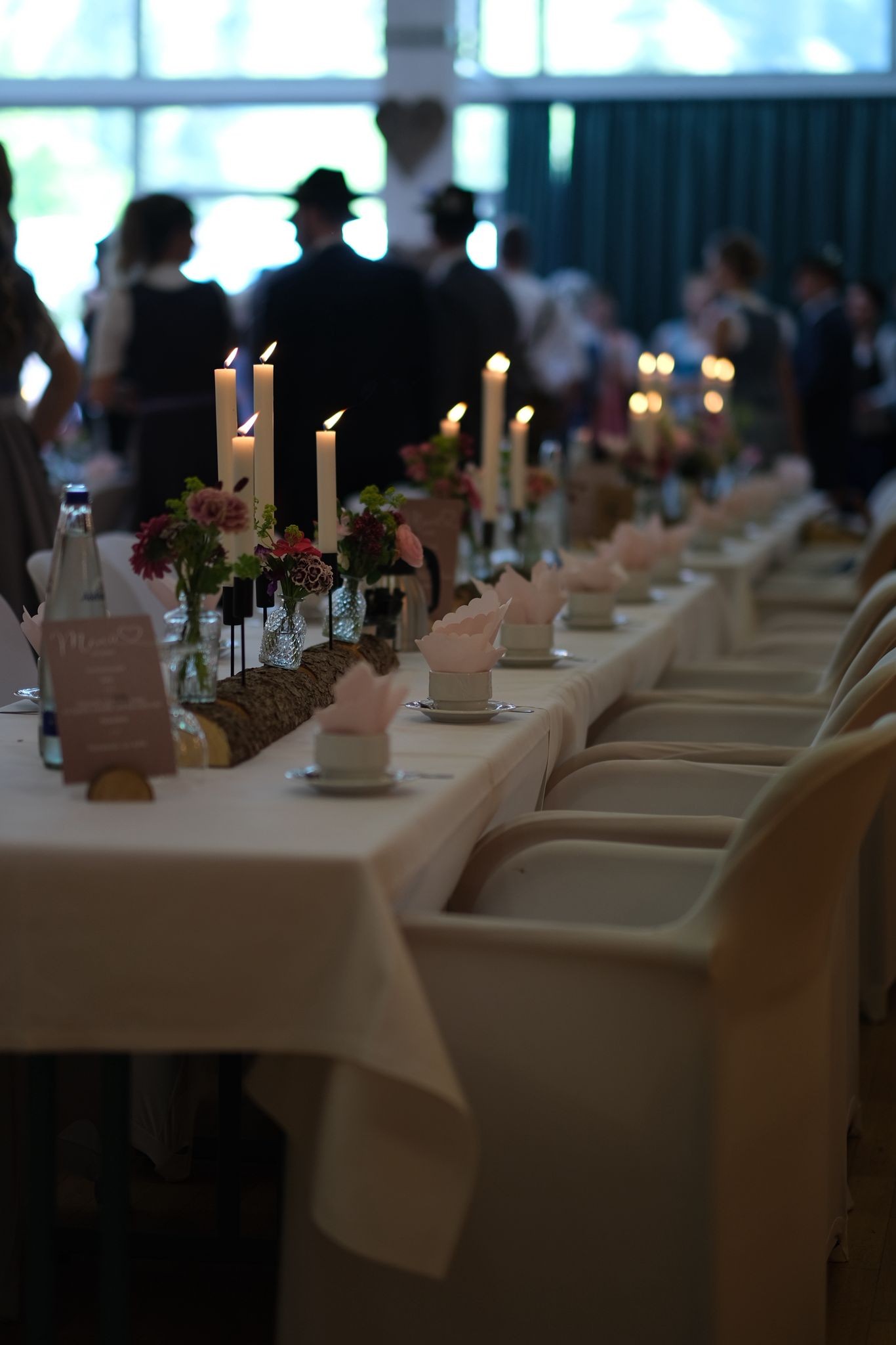 Saal Waxenstein festliche Tische