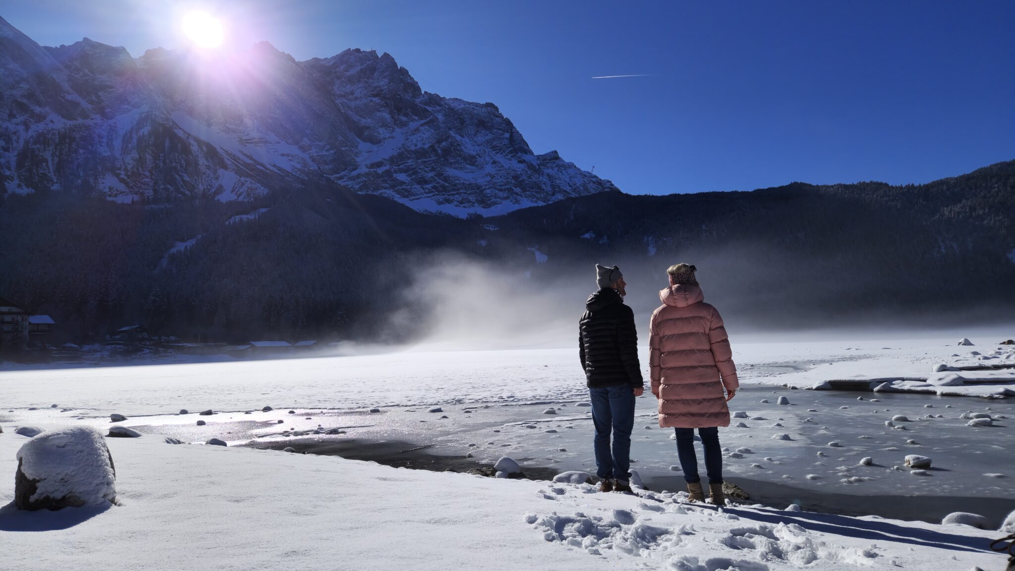Eibsee, Eislauf, Schneeschuh, Schlitten ©Zugspitzdorf Grainau H (33)