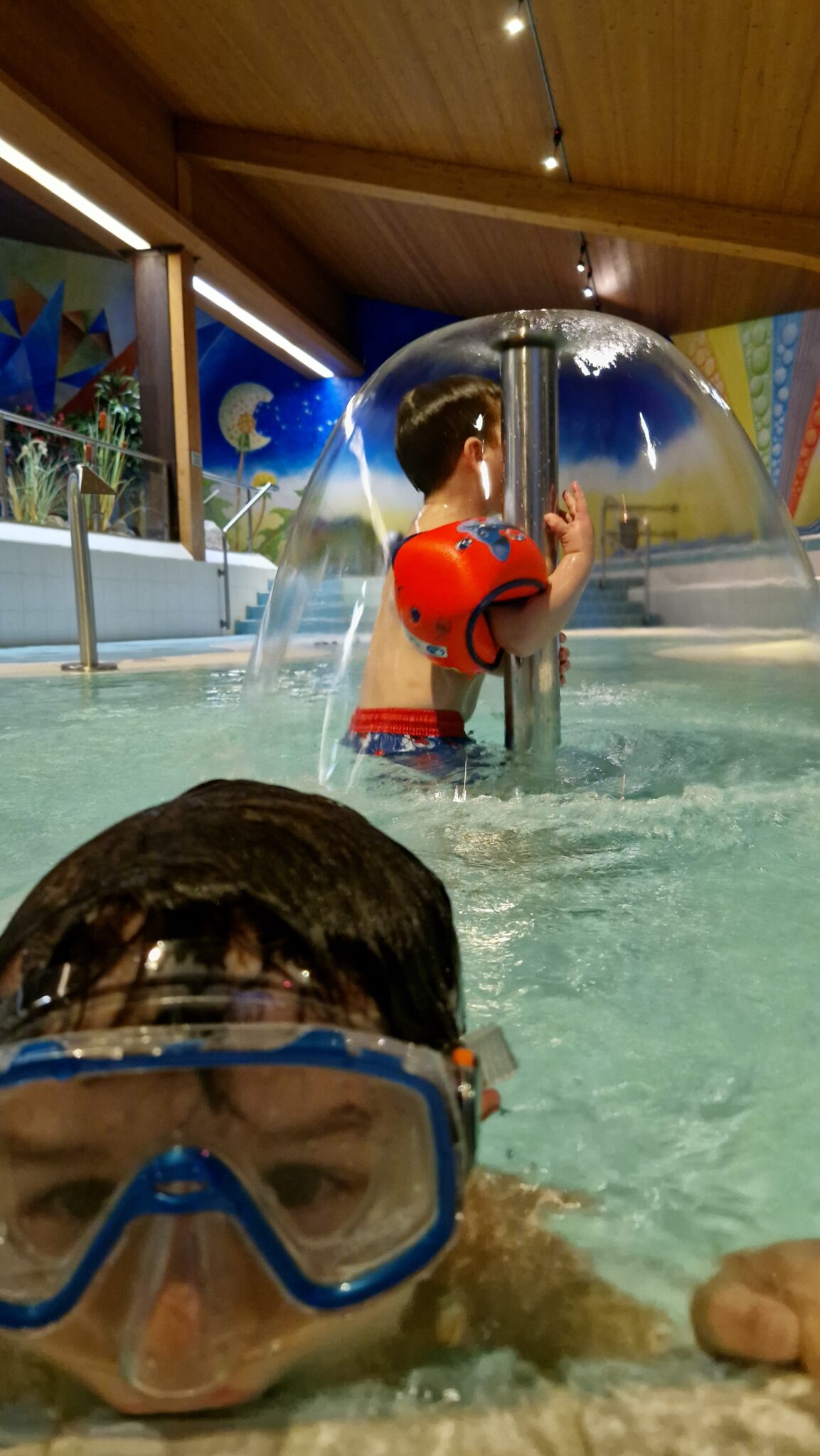 Zugspitzbad, Kinderplanschi mit Kindern©Zugspitzdorf Grainau - H. Ostler (20)